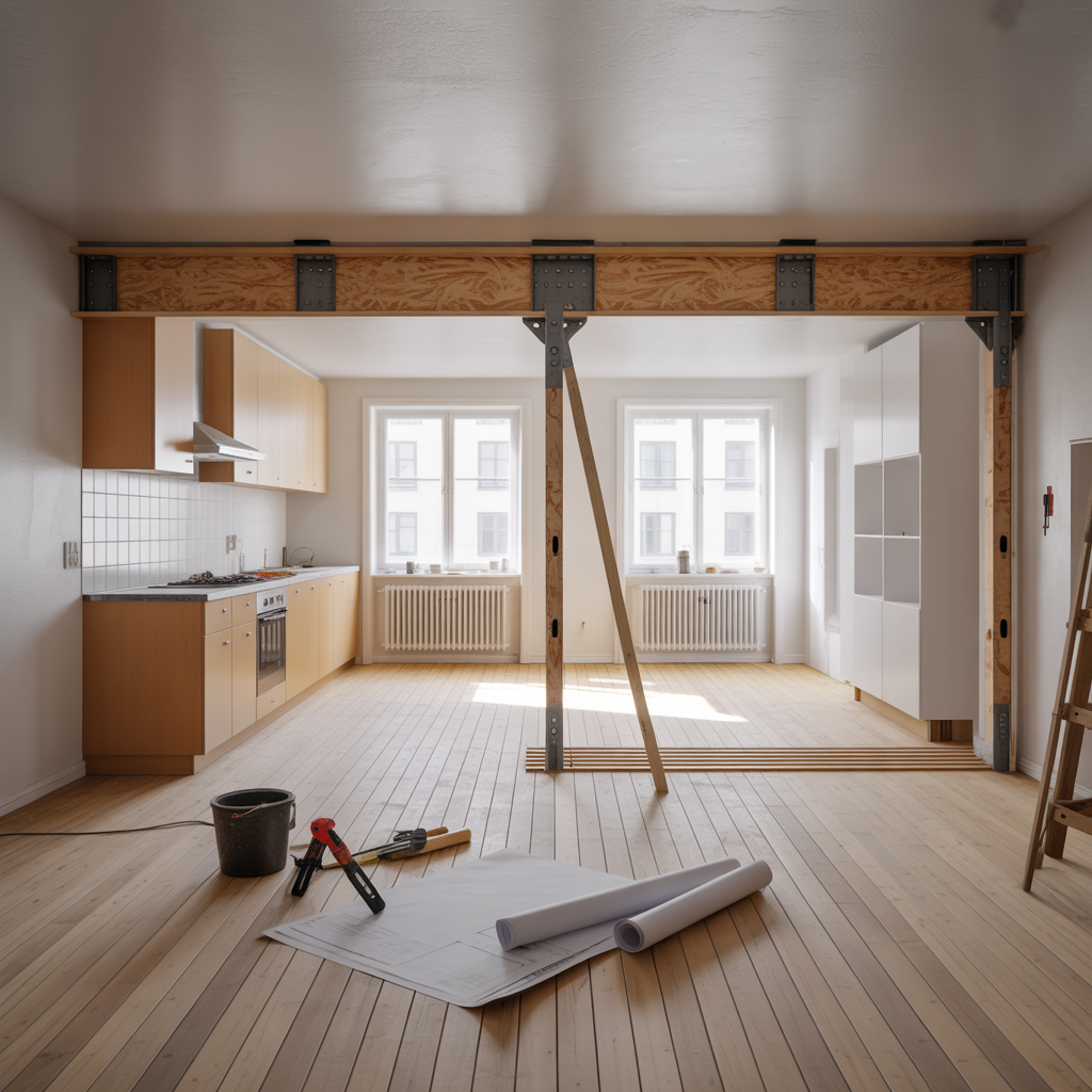 byta barande vagg mot balk kostnad tillstand och steg