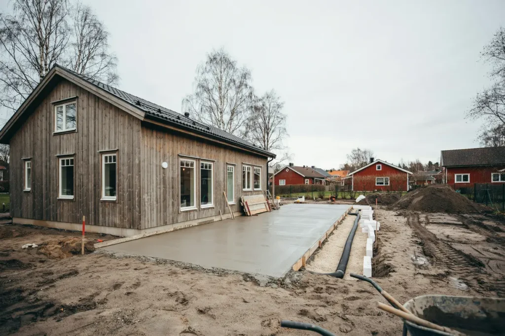 gjut husgrund till tillbyggnad markarbete isolering och vanliga misstag att undvika